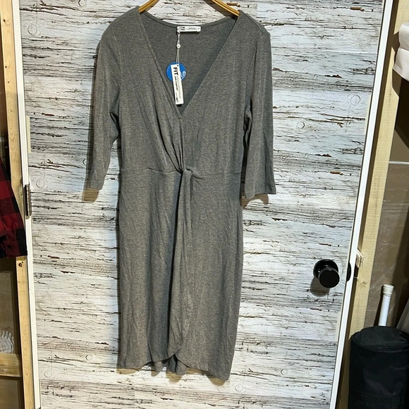 🇺🇸 Cupshe gray dress / swim cover size  small NWT - Picture 1 of 10